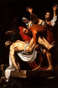 Caravaggio's Entombment, 1602-1604.