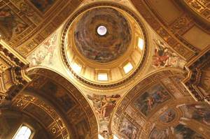 Lanfranco's Assumption of the Virgin dome in S. Andrea della Valle, Rome. 1625-1627.