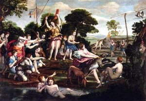 Domenichino's Hunt of Diana, 1618.
